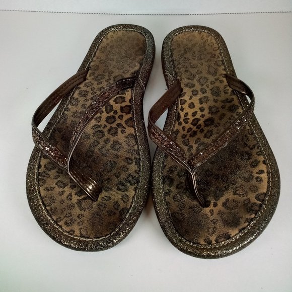 Cheetah Sandals Womens Size 7 - Picture 1 of 3